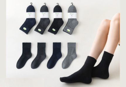 BASIC Fossa ženske čarape bez gume. Bez šava, antibakterijske i bez mirisa - 6 komada