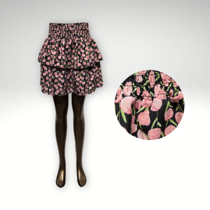 Mini suknja s volanima "Pink Tulip"